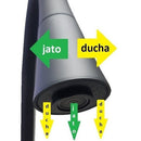 Torneira Bica Móvel Parede Gourmet Preto Max