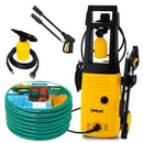 Lavadora de Alta Pressão 1400W c/ Shampoozeira, Rodas e Alça Longa