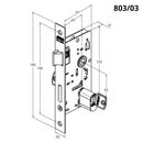 Fechadura Para Porta Externa De Entrada Com Cilindro